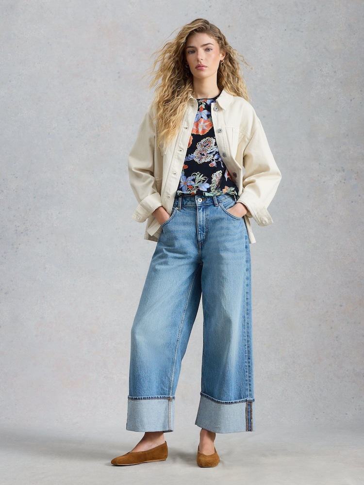 White Stuff Blue Abbie T-Shirt - Image 2 of 6