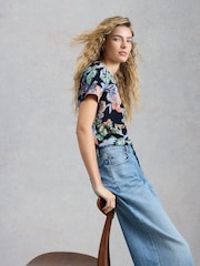 White Stuff Blue Abbie T-Shirt - Image 4 of 6