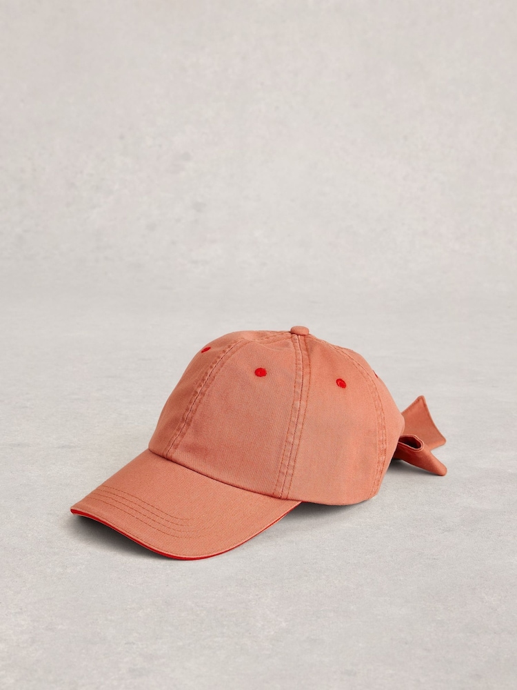 White Stuff Bow Back Baseball Cap - Imagen 1 de 2