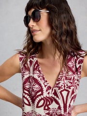 White Stuff Lily Linen Blend Dress - Imagen 4 de 6