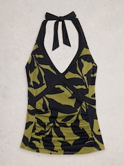 White Stuff Green Valley Tankini Top - Image 5 of 6