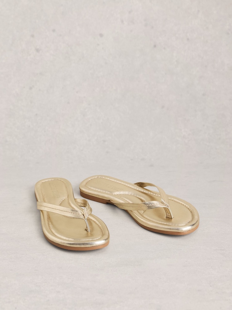 White Stuff Gold Bay Sandals - Image 1 of 4