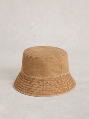 White Stuff Natural Washed Bucket Hat - Image 1 of 2