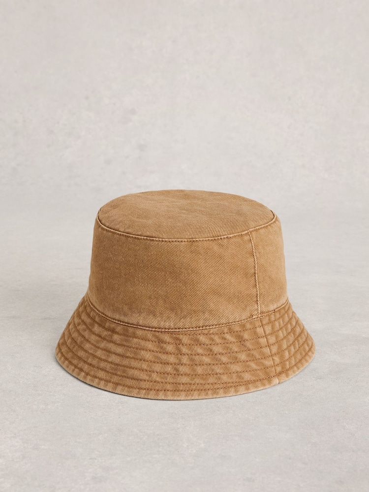 White Stuff Natural Washed Bucket Hat - Image 1 of 2