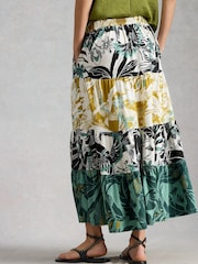 White Stuff White Clementine Jersey Maxi Skirt - Image 2 of 6