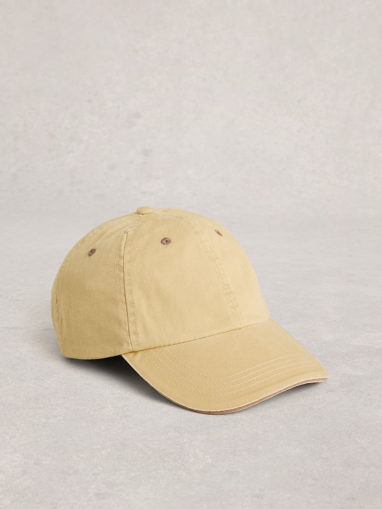 White Stuff Yellow Cotton Baseball Cap - Image 1 of 2 White Stuff Yellow Cotton Baseball Cap - Image 1 of 2