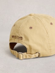 White Stuff Yellow Cotton Baseball Cap - Image 2 of 2