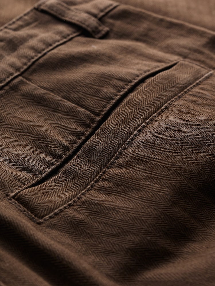 Seasalt Cornwall Brown Men's Helmsman Trousers - Image 5 of 5