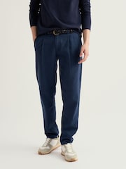 Seasalt Cornwall Blue Helmsman Trousers - Image 2 of 5