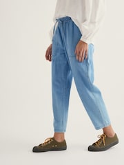 Seasalt Cornwall Blue Petite Sholl Trousers - Image 2 of 5