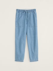 Seasalt Cornwall Blue Petite Sholl Trousers - Image 4 of 5