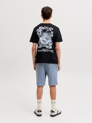 JACK & JONES JUNIOR מכנסי טרנינג קצרים - תמונה 3 מתוך 6