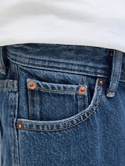 JACK & JONES Junior Dark Blue Loose Fit Tony Denim Shorts - Image 5 of 5