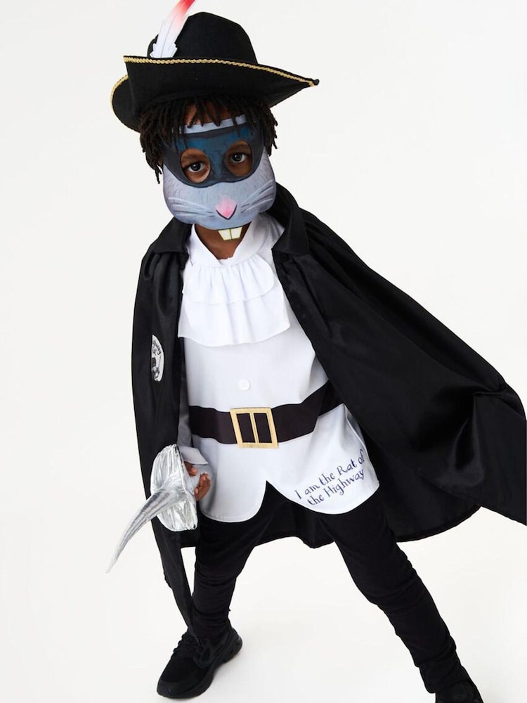 Vanilla Underground Black Gruffalo & Friends Highway Rat 4 Piece Costume - Image 1 of 5 Vanilla Underground Black Gruffalo & Friends Highway Rat 4 Piece Costume - Image 1 of 5