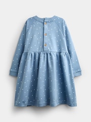 JoJo Maman Bébé Appliqué Long Sleeve Jersey Dress - Εικόνα 2 από 4