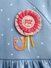 JoJo Maman Bébé Appliqué Long Sleeve Jersey Dress - Εικόνα 4 από 4