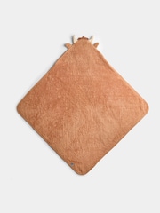 Jojo Maman Bébé Brown Highland Cow Hooded Towel - Image 3 of 4