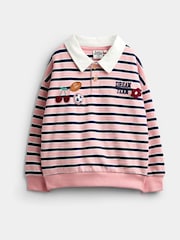 JoJo Maman Bébé Rugby Sweatshirt & Skirt Set - Larawan 2 ng 7