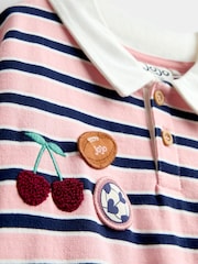 JoJo Maman Bébé Rugby Sweatshirt & Skirt Set - Larawan 6 ng 7