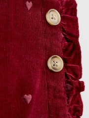Jojo Maman Bébé Embroidered Cord Skort - Image 4 de 4