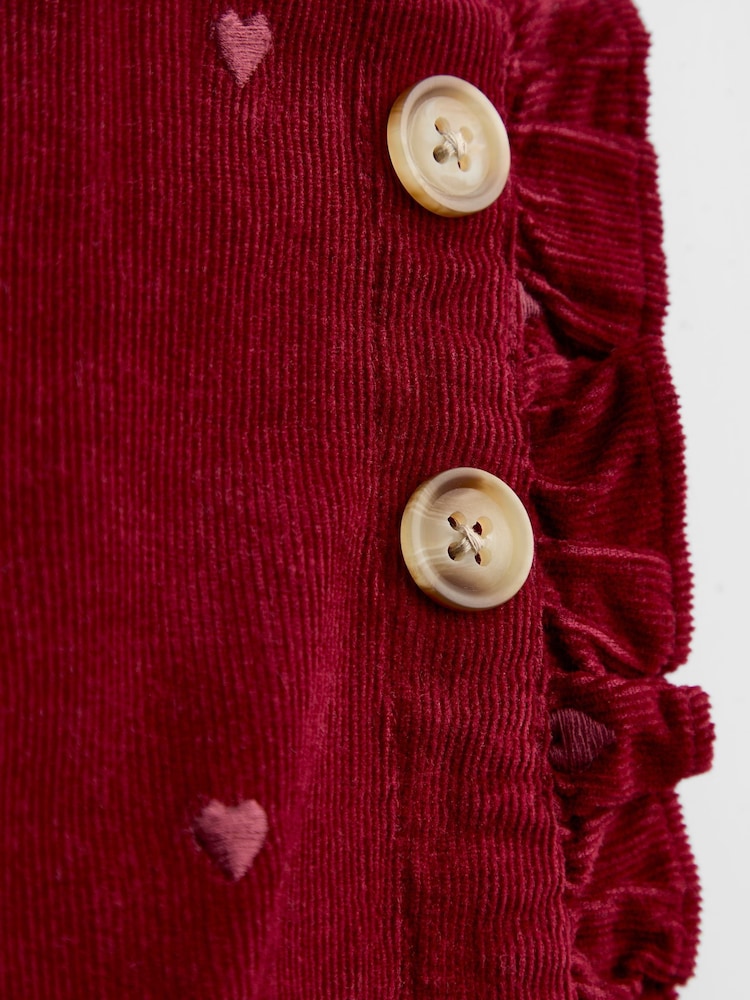 Jojo Maman Bébé Embroidered Cord Skort - Image 4 de 4