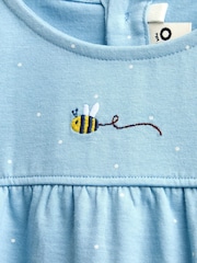 JoJo Maman Bébé Light Blue Woodland Friends Appliqué Tunic & Legging Set - Image 7 of 7