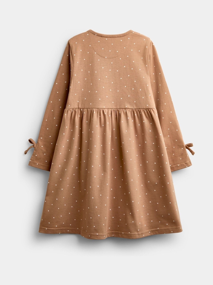 JoJo Maman Bébé Spot Appliqué Dress - Image 2 de 4