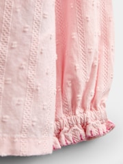 JoJo Maman Bébé Rose Pink Embroidered Collar Blouse - Image 4 of 4