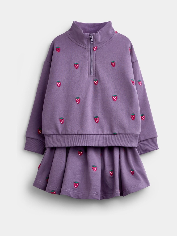Jojo Maman Bébé Sweatshirt And Skirt Set - Obraz 1 z 6 Jojo Maman Bébé Sweatshirt And Skirt Set - Obraz 1 z 6