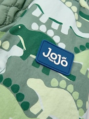JoJo Maman Bébé Green Dinosaur 4-In-1 Jacket - Image 7 of 9