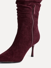 Linzi Rosenna Ruched High Leg Heeled Boots - תמונה 4 מתוך 5