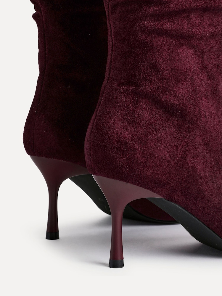 Linzi Rosenna Ruched High Leg Heeled Boots - תמונה 5 מתוך 5