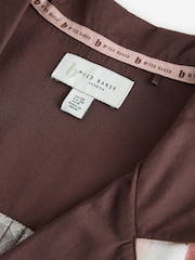 B by Ted Baker Berry Floral Modal Satin Button Through Pyjamas Set - Image 6 of 8