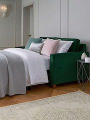 Willow & Hall Hunter Green Foxham Sofa Bed - Image 4 of 5