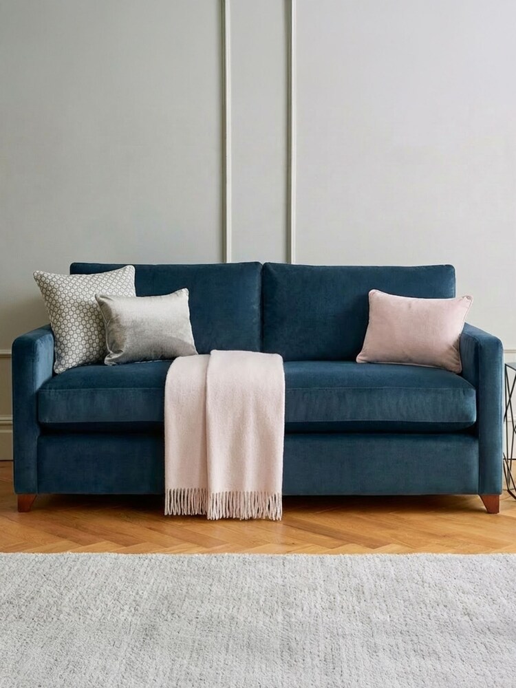 Willow & Hall Royal Blue Foxham Sofa Bed - Image 2 of 5