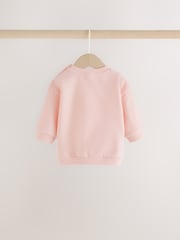 Pink Milk Club Baby Sweat Top And Wide Leg Joggers Set 2 Piece (0mths-2yrs) - Image 9 of 17