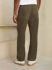 Kakigrøn - N. Premium bløde joggingbukser med Tencel-blanding - Billede 5 af 6