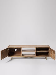 Swoon Light Brown Halle Mango Wood Media Unit - Image 3 of 5