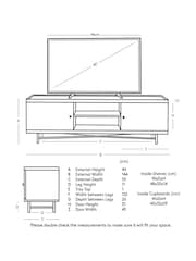 Swoon Light Brown Halle Mango Wood Media Unit - Image 4 of 5