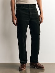Khaki Straight Fit Corduroy Trousers - Image 2 of 8