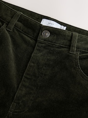 Khaki Straight Fit Corduroy Trousers - Image 6 of 8
