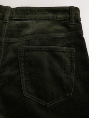 Khaki Straight Fit Corduroy Trousers - Image 7 of 8