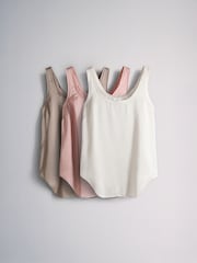 The Set 3 Pack Satin Vests - 13şəkildən 2 şəkil