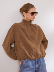 Friends Like These Brown Square Aviator Sunglasses - Image 2 of 3
