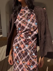 Never Fully Dressed Check Floral Lottie Skirt - Imaginea 7 din 7