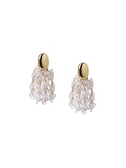 Facet Bead Drop Earrings - Image 2 of 3