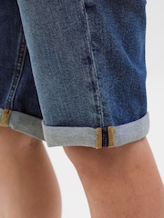 JACK & JONES Junior Dark Blue Regular Fit Rick Denim Shorts - Image 4 of 5
