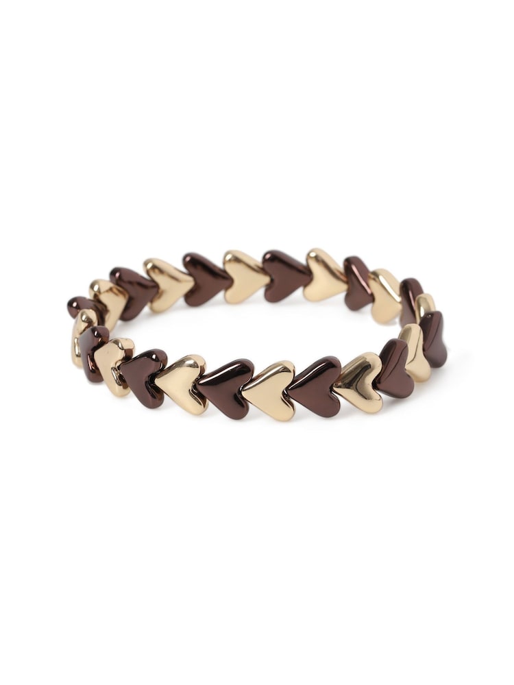 Aela Stretch Brown Bracelet - Image 1 of 2 Aela Stretch Brown Bracelet - Image 1 of 2