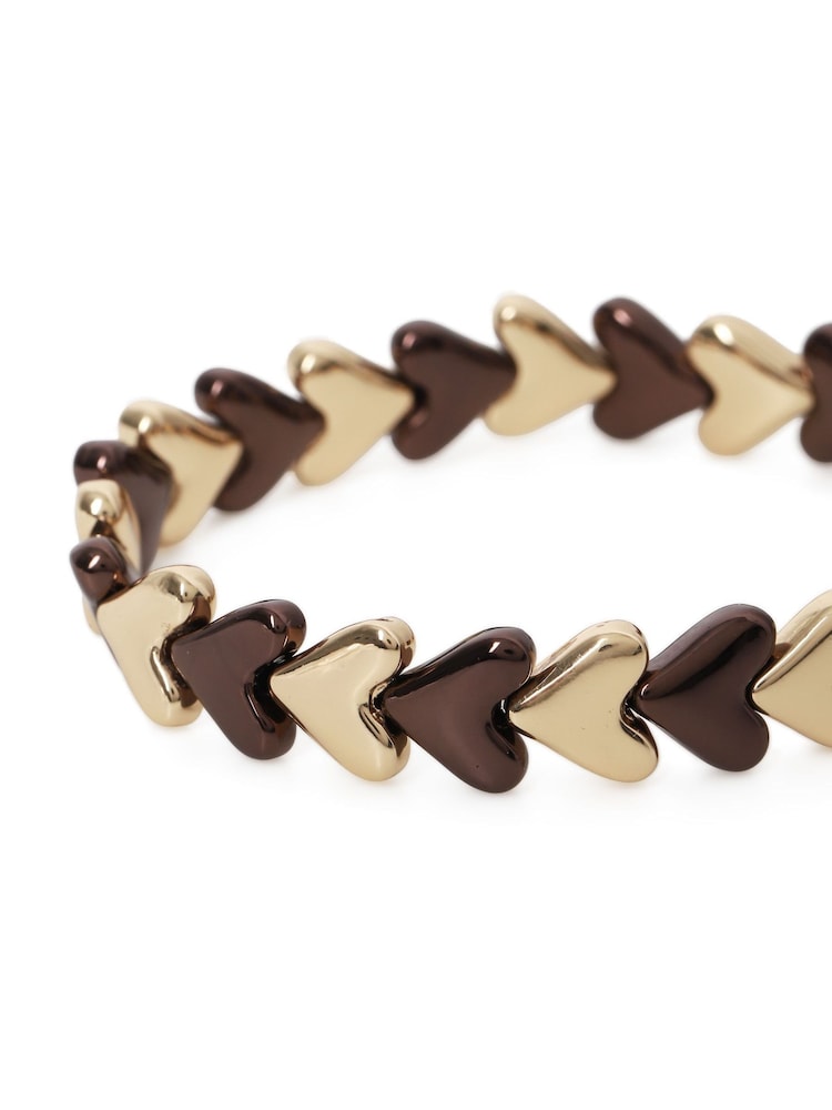 Aela Stretch Brown Bracelet - Image 2 of 2 Aela Stretch Brown Bracelet - Image 2 of 2