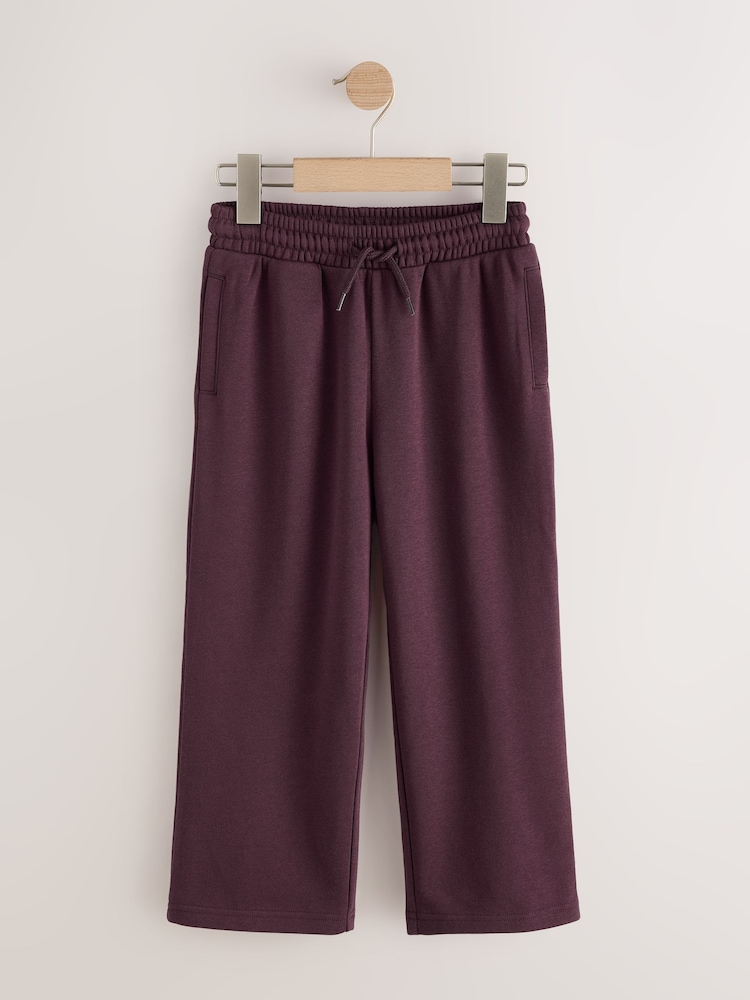 Burgundy Red Wide Fit Joggers (3-16yrs) - Image 1 of 4 Burgundy Red Wide Fit Joggers (3-16yrs) - Image 1 of 4